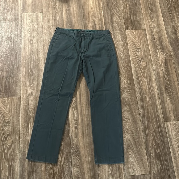 J Crew 34x32 Sutton Chino Pants Dark Green - Picture 3 of 8
